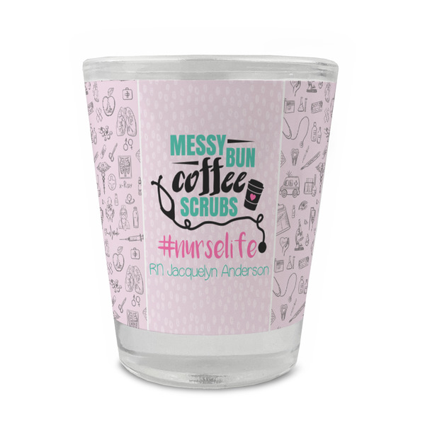 Nursing Quotes Glass Shot Glass - Standard - FRONT