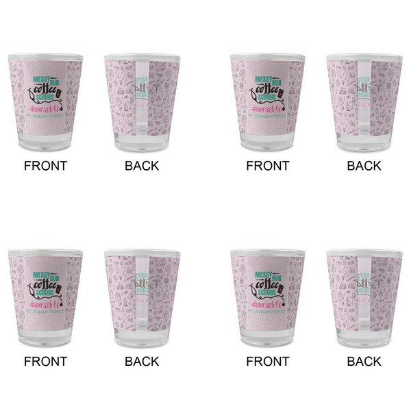 Nursing Quotes Glass Shot Glass - Standard - Set of 4 - APPROVAL