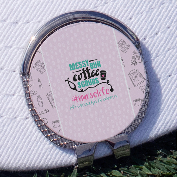 Custom Nursing Quotes Golf Ball Marker - Hat Clip