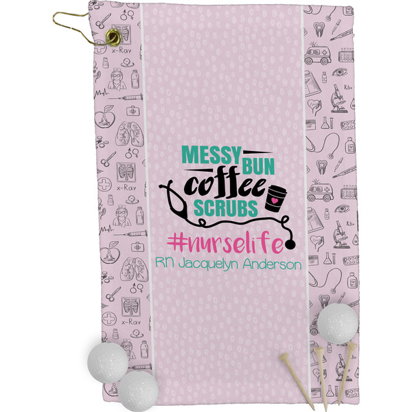 Nursing Quotes Golf Towel (Personalized)