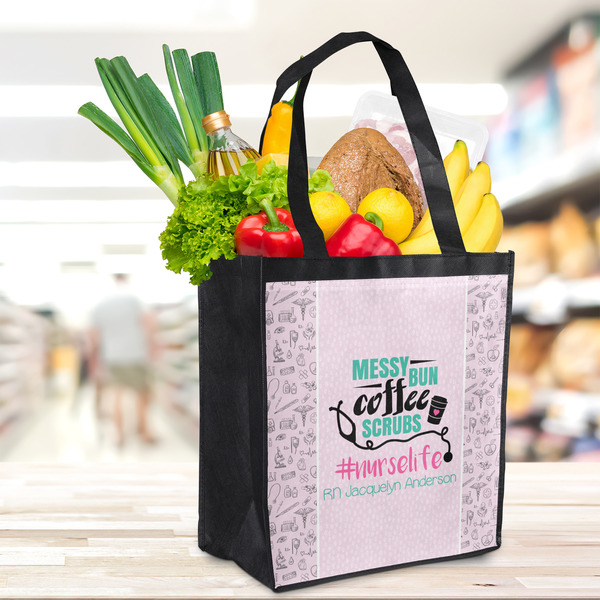 Nursing Quotes Grocery Bag - LIFESTYLE