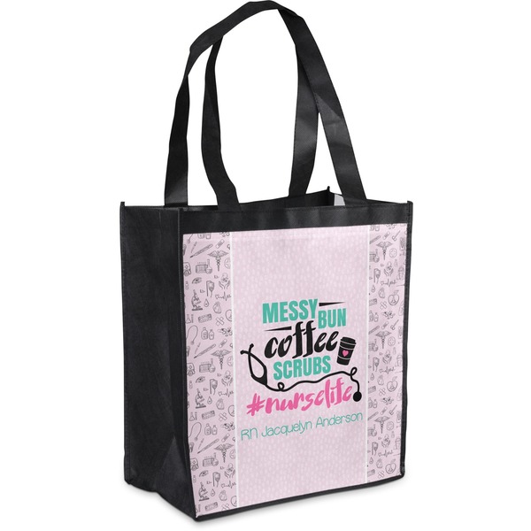 Custom Nursing Quotes Grocery Bag (Personalized)