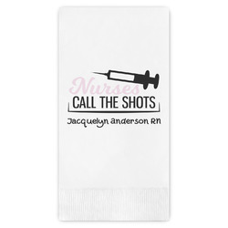 Nursing Quotes Guest Napkins - Full Color - Embossed Edge (Personalized)