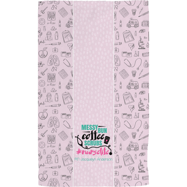 Nursing Quotes Hand Towel (Personalized) Full