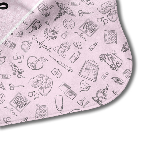 Nursing Quotes Hooded Baby Towel- Detail Corner