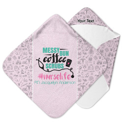Nursing Quotes Hooded Baby Towel (Personalized)