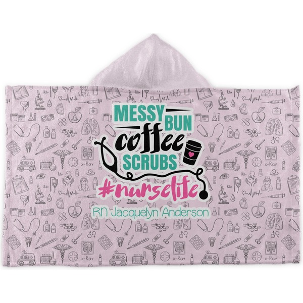 Custom Nursing Quotes Kids Hooded Towel (Personalized)