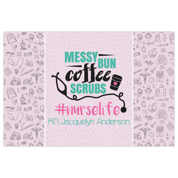 Nursing Quotes Indoor / Outdoor Rug - 2'x3' - Front Flat