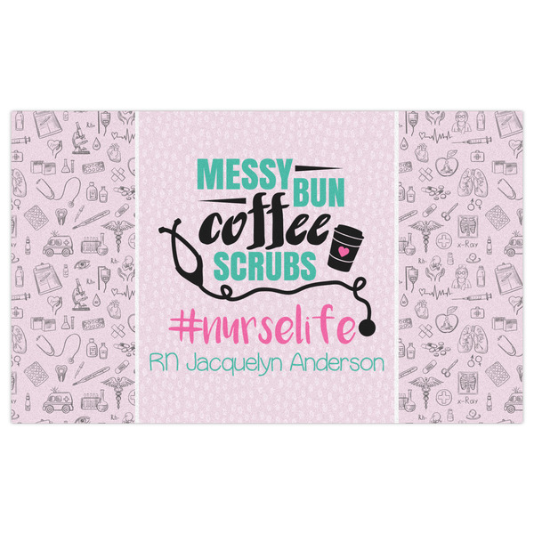 Nursing Quotes Indoor / Outdoor Rug - 3'x5' - Front Flat