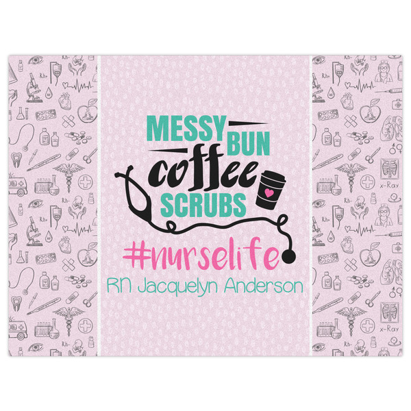 Nursing Quotes Indoor / Outdoor Rug - 6'x8' - Front Flat