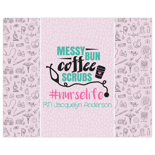 Nursing Quotes Indoor / Outdoor Rug - 8'x10' - Front Flat