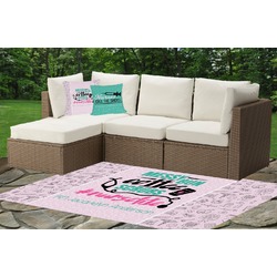 Nursing Quotes Indoor / Outdoor Rug - Custom Size w/ Name or Text