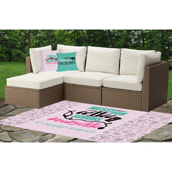 Nursing Quotes Indoor / Outdoor Rug & Cushions