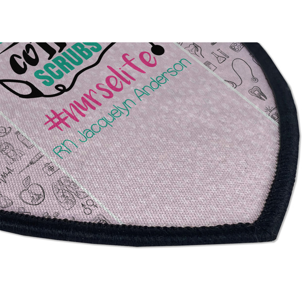 Nursing Quotes Iron on Shield 3 Detail