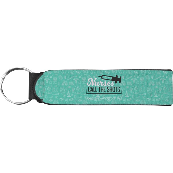 Custom Nursing Quotes Neoprene Keychain Fob (Personalized)