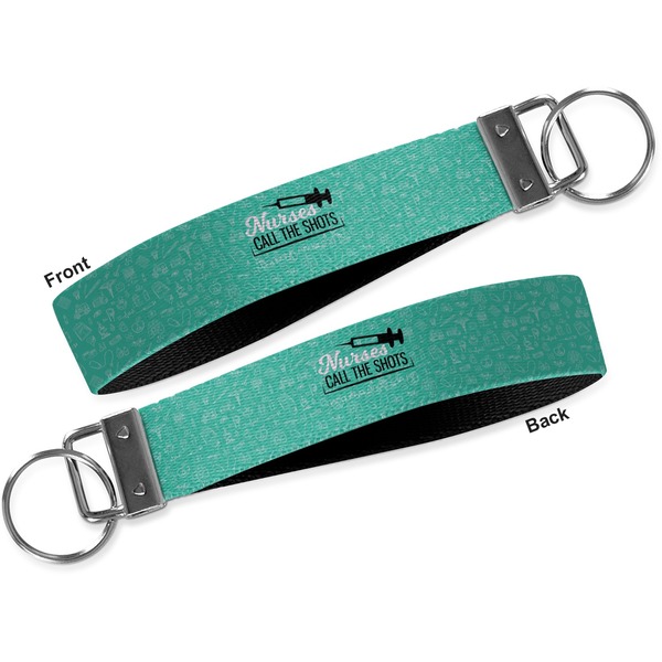 Nursing Quotes Key-chain - Metal and Nylon - Front and Back