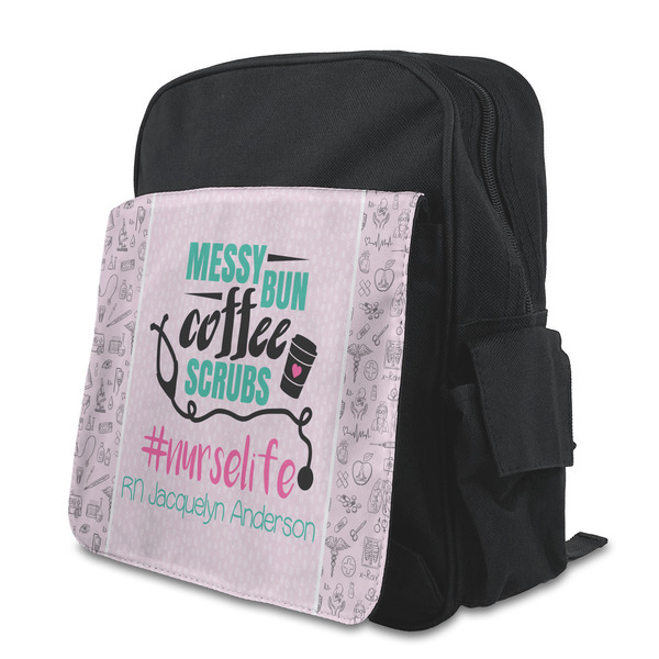 Custom Nursing Quotes Preschool Backpack (Personalized)