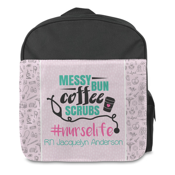 Nursing Quotes Kids Backpack - Front