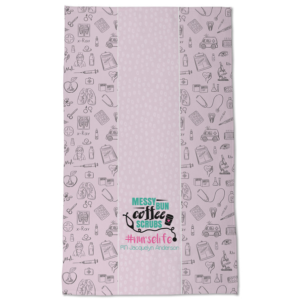 Nursing Quotes Kitchen Towel - Poly Cotton - Full Front