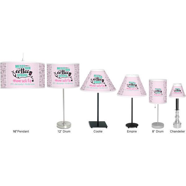 Nursing Quotes Lamp Full View Size Comparison