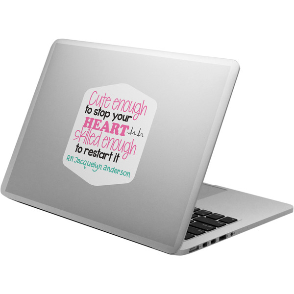 Custom Nursing Quotes Laptop Decal (Personalized)