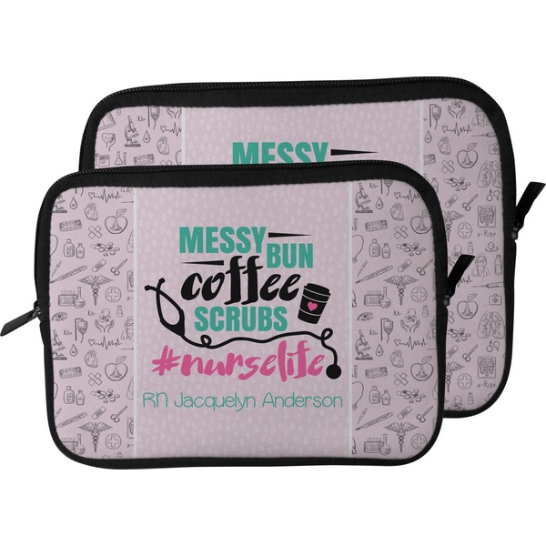 Nursing Quotes Laptop Sleeve (Size Comparison)