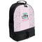Nursing Quotes Large Backpack - Black - Angled View