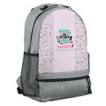 Nursing Quotes Backpack - Grey (Personalized)