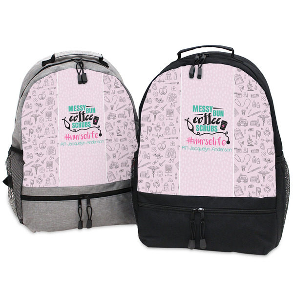 Nursing Quotes Large Backpacks - Both