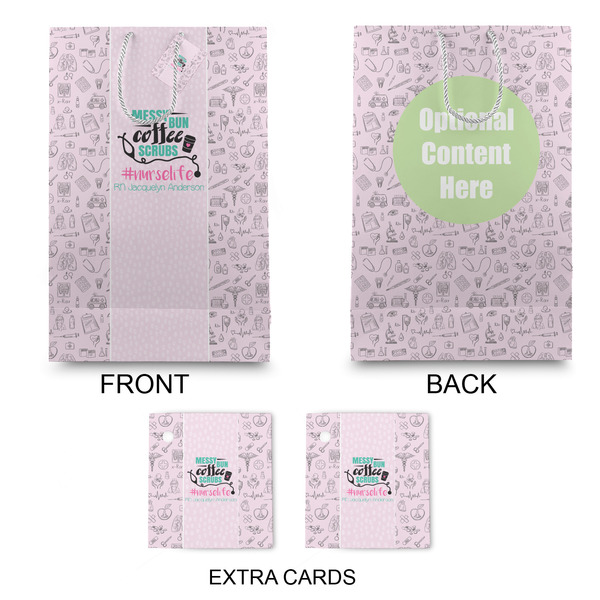 Nursing Quotes Large Gift Bag - Approval