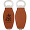 Nursing Quotes Leather Bar Bottle Opener - Front and Back (single sided)