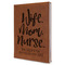 Nursing Quotes Leather Sketchbook - Large - Single Sided (Personalized)