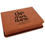 Nursing Quotes Leatherette 4-Piece Wine Tool Set (Personalized)