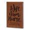 Nursing Quotes Leatherette Journals - Large - Double Sided - Angled View