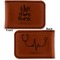Nursing Quotes Leatherette Magnetic Money Clip - Front and Back