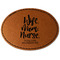 Nursing Quotes Leatherette Patches - Oval