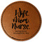 Nursing Quotes Leatherette Patches - Round
