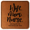 Nursing Quotes Leatherette Patches - Square