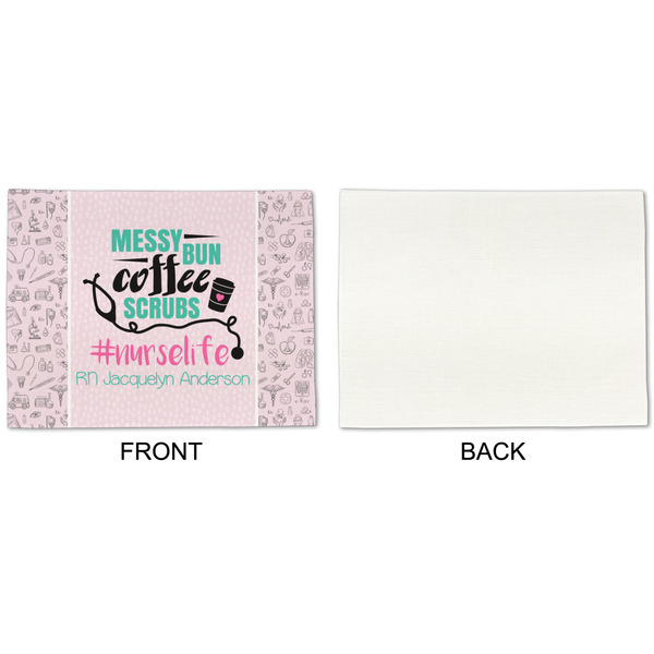 Nursing Quotes Linen Placemat - APPROVAL Single (single sided)