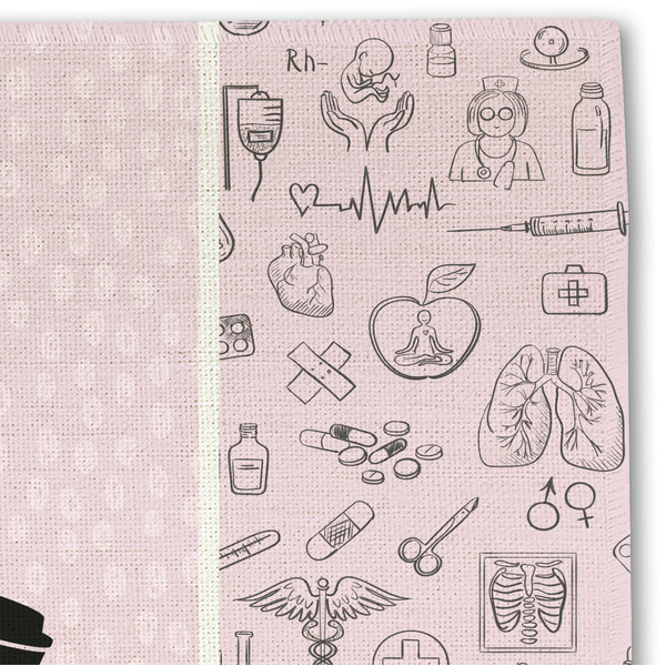 Nursing Quotes Linen Placemat - DETAIL