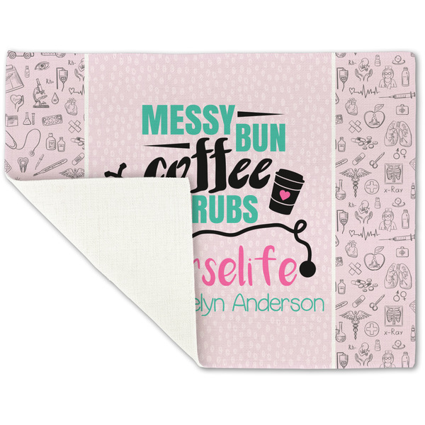 Nursing Quotes Linen Placemat - Folded Corner (single side)