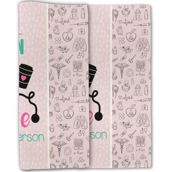 Nursing Quotes Linen Placemat - Folded Half (double sided)