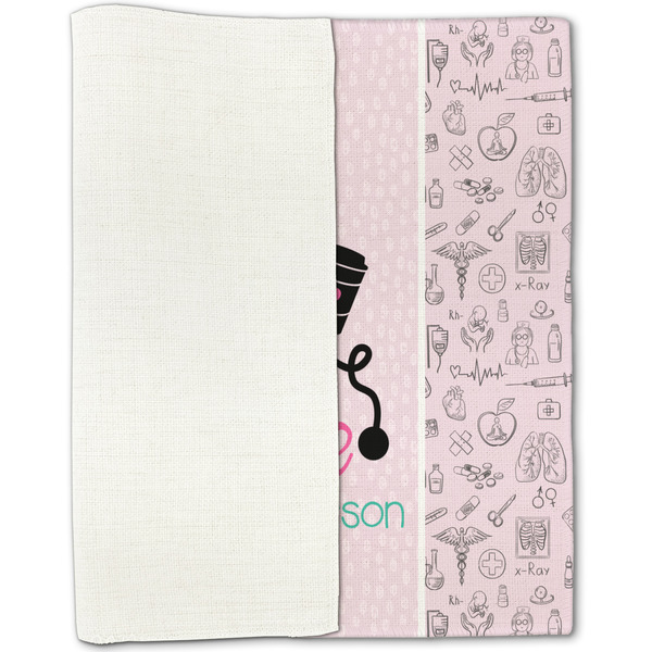 Nursing Quotes Linen Placemat - Folded Half