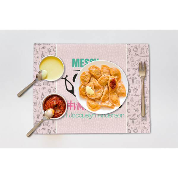 Nursing Quotes Linen Placemat - Lifestyle (single)