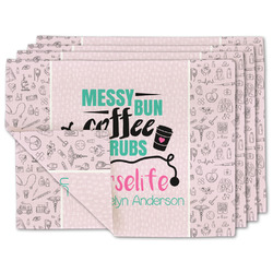 Nursing Quotes Linen Placemat w/ Name or Text