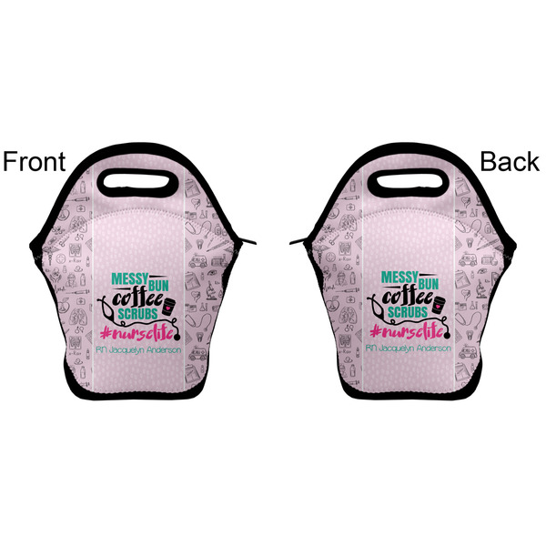 Nursing Quotes Lunch Bag - Front and Back