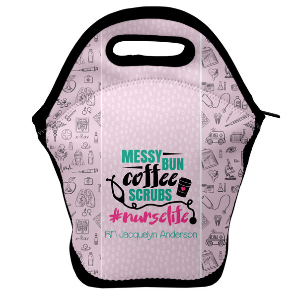 Custom Nursing Quotes Lunch Bag w/ Name or Text