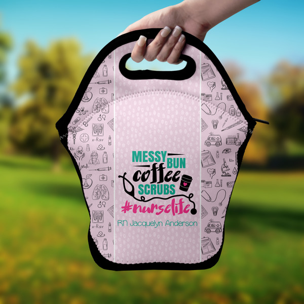 Nursing Quotes Lunch Bag - Hand