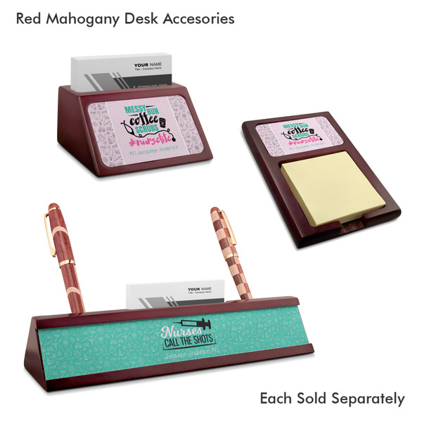 Nursing Quotes Mahogany Desk Accessories