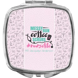 Nursing Quotes Compact Makeup Mirror (Personalized)